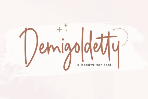 Demigoldetty: The Handwritten Font Worth Adding to Your Toolkit