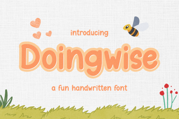 Doingwise: A Fun Handwritten Font for Creative Projects