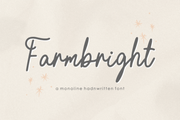 Farmbright – A Timeless Handwritten Font for Creative Projects
