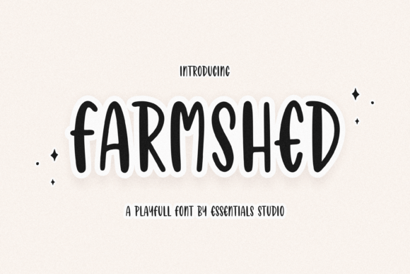 Farmshed Font: The Playful Typeface Every Designer Needs