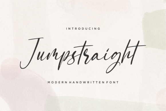 Jumpstraight – A Modern Handwritten Font Worth Trying