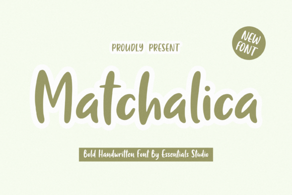 Matchalica — The Bold Handwriting Font That Stands Out
