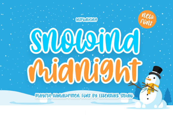 Snowind Midnight: A Playful Handwritten Font Worth Knowing