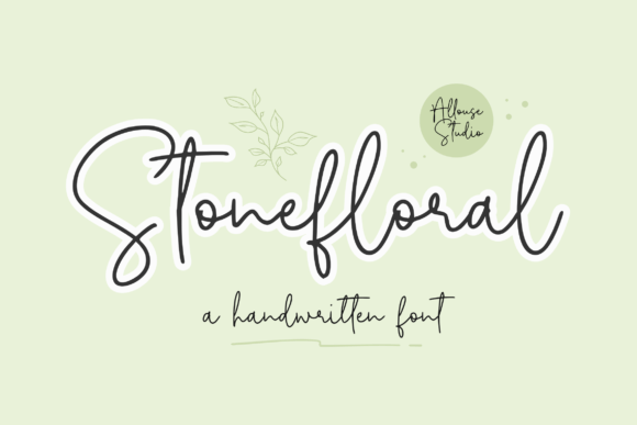 Stonefloral: The Handwritten Font for Creative Projects